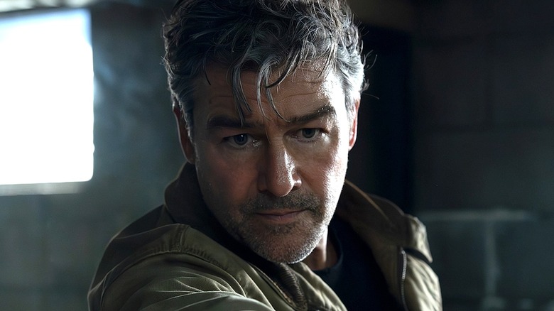 Hal Jordan looking serious holding out his ring on "Lanterns" (2026)