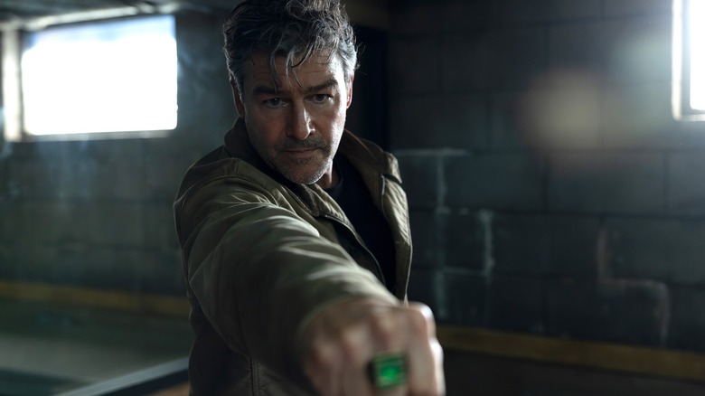 Hal Jordan wielding a Green Lantern ring on "Lanterns" (2026)