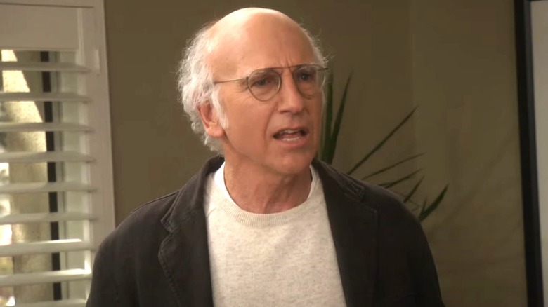 Larry David looking confused