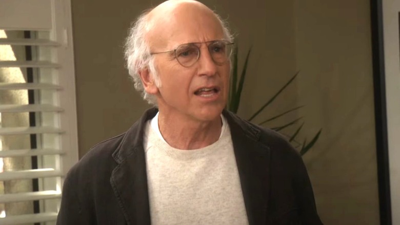 Larry David looking confused