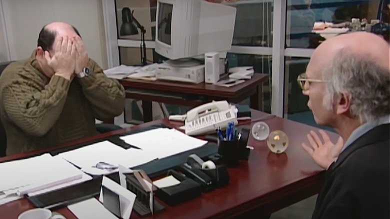 Jason Alexander working with Larry David