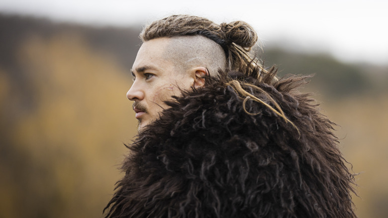 Profile of Uhtred, fur cape