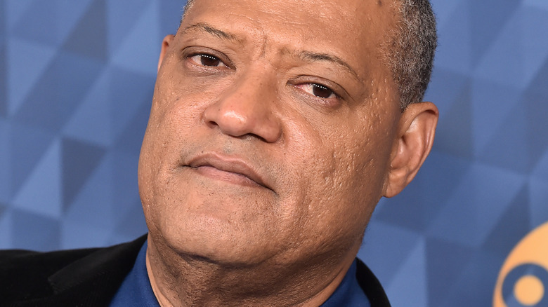 Laurence Fishburne on the red carpet