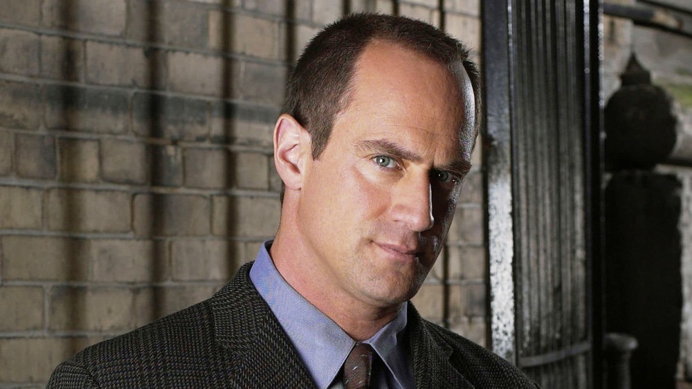 Christoper Meloni staring