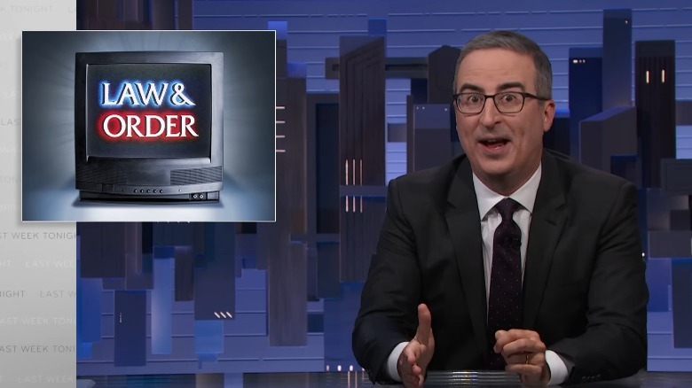 John Oliver talking about Law & Order