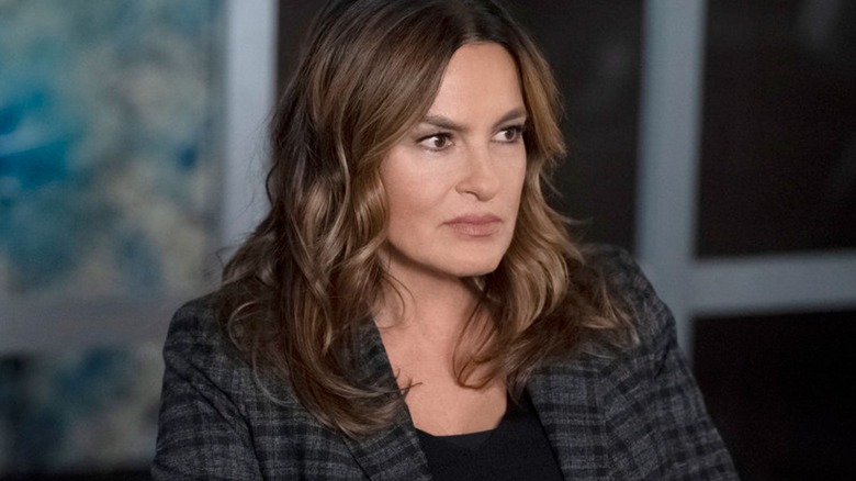 Olivia Benson smirking