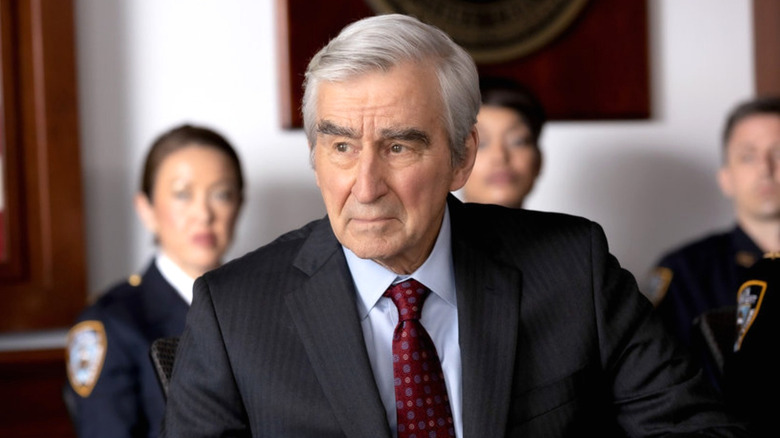 Jack McCoy stares