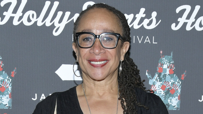 S. Epatha Merkerson looking cheerful