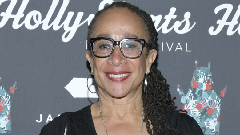 S. Epatha Merkerson looking cheerful