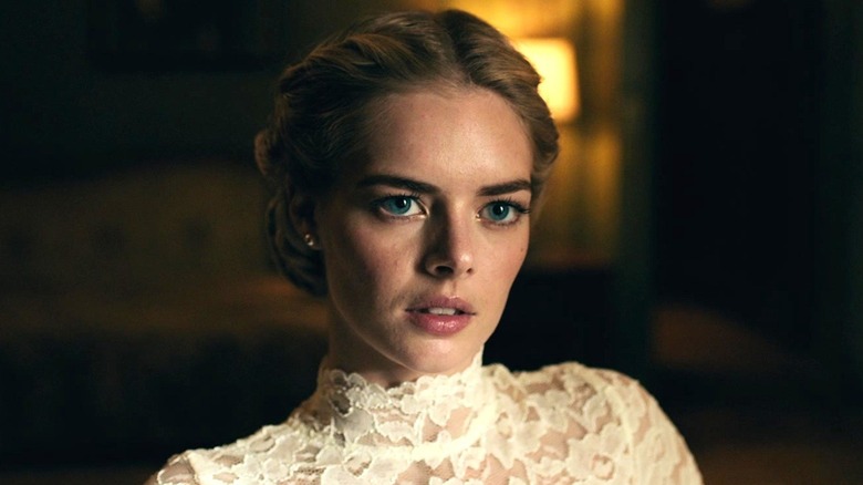 Grace MacCaullay staring ahead in Ready or Not