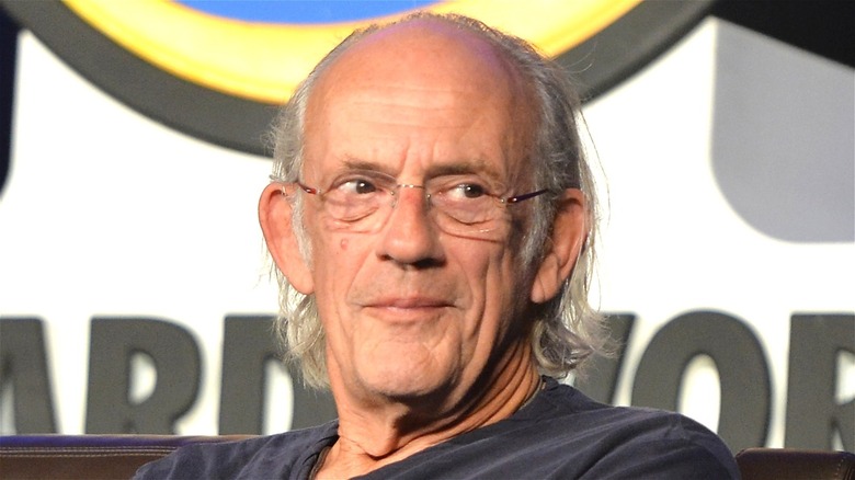 Christopher Lloyd looking off-camera