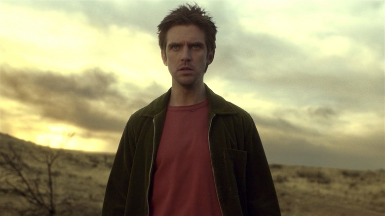 David floating in the desert