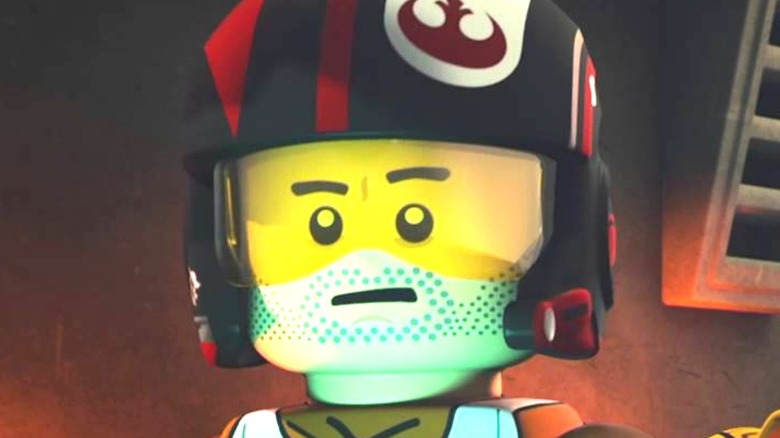 Lego Poe talking