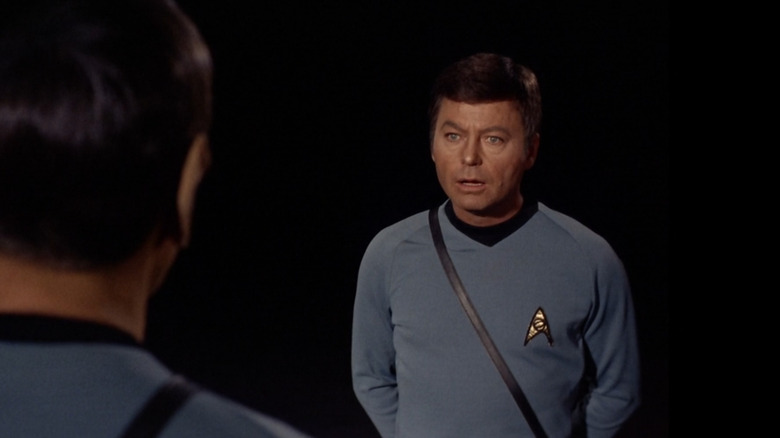 McCoy talking to Spock in "Star Trek: The Original Series" (1966-1969)