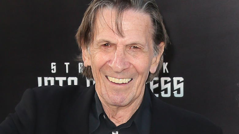 Leonard Nimoy smiling