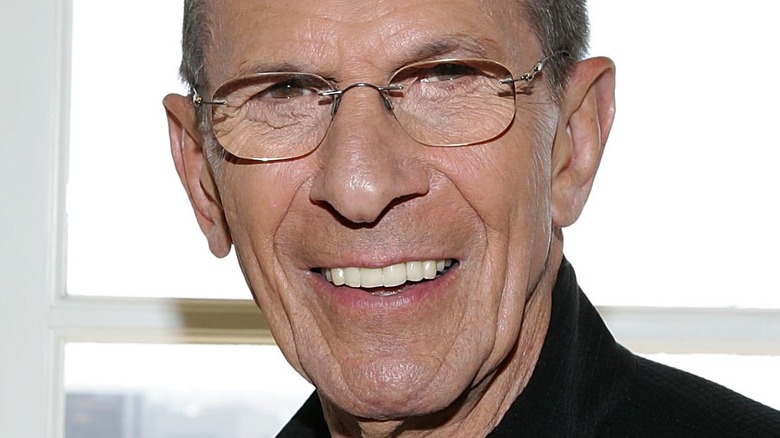 Leonard Nimoy smiling