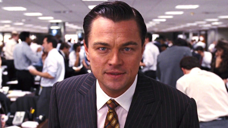 Leonardo DiCaprio in Wolf of Wall Street