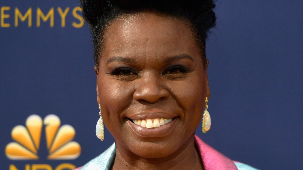 Leslie Jones walking red carpet