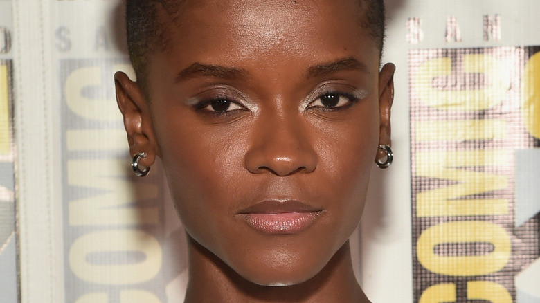 Letitia Wright grinning 