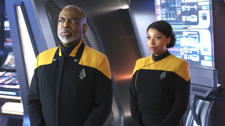 Geordi La Forge and Alandra La Forge on Star Trek Picard