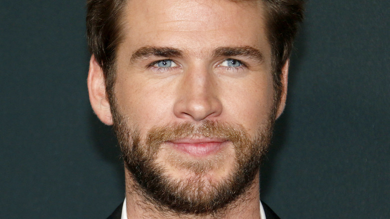 Liam Hemsworth smiling
