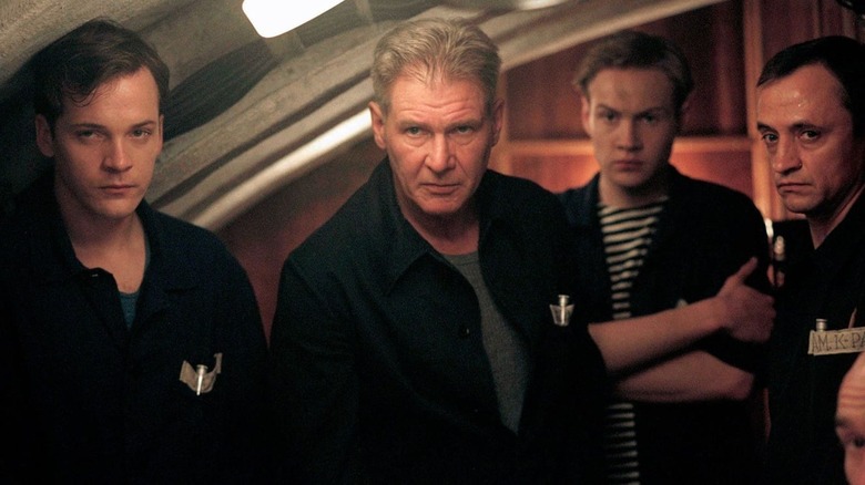 Captain Vostrikov with several crewman in K-19: The Widowmaker