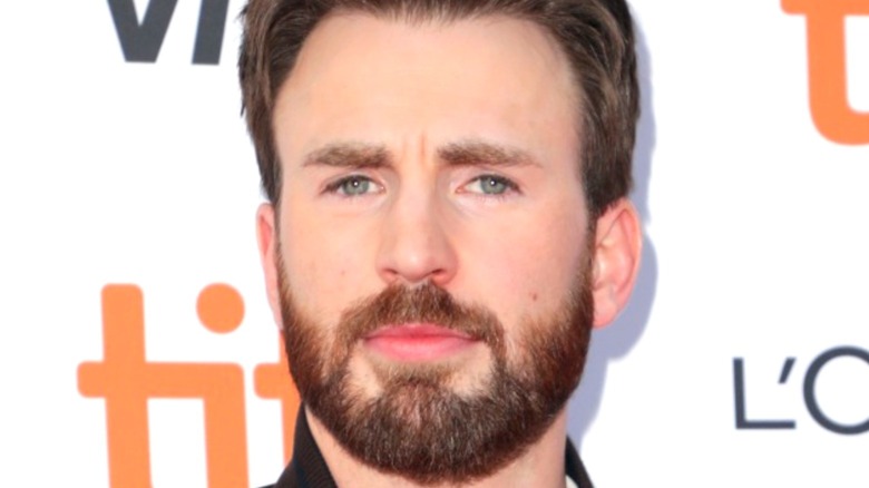 Chris Evans on a red carpet