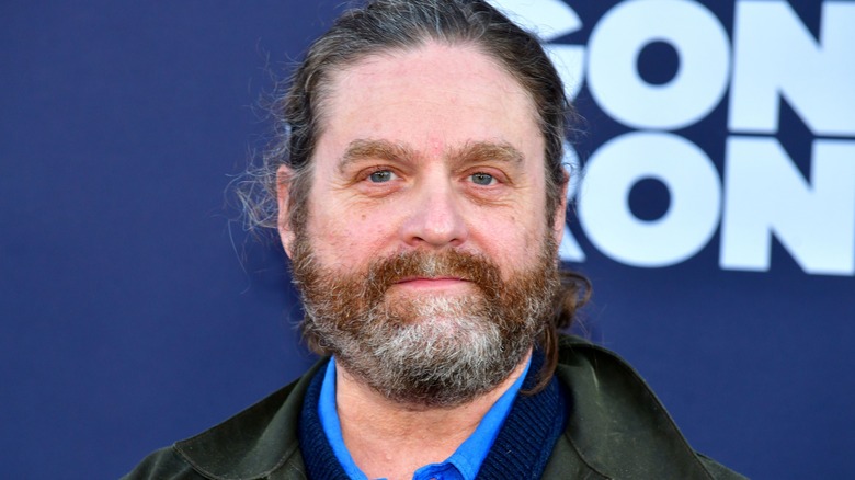 Zach Galifianakis posing