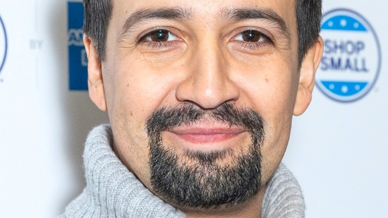 Lin-Manuel Miranda at event smiling