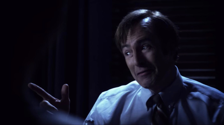 Jimmy making jokes at dinner table