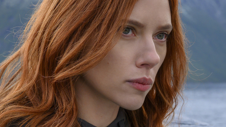 Natasha Romanoff looking