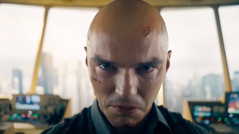 Lex Luthor getting angry in Superman (2025)