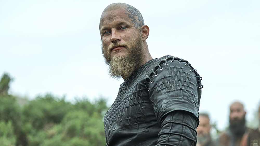 Ragnar Lothbrok looking down