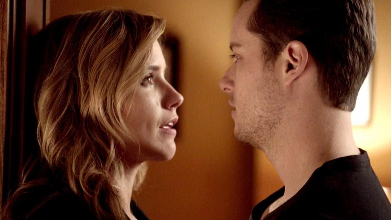 Erin and Jay close together