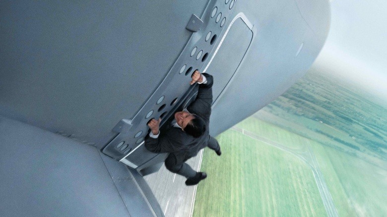 Tom Cruise on a plane