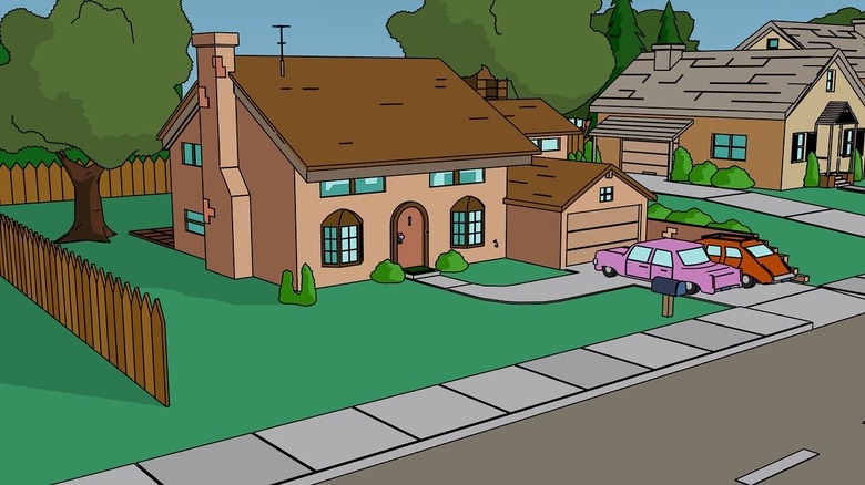 Simpsons home