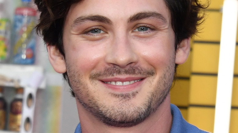 Logan Lerman close-up