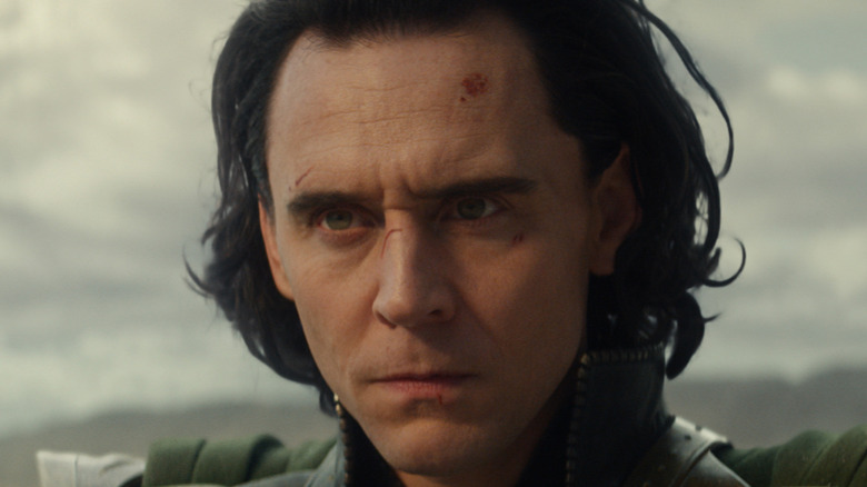 Loki looking serious