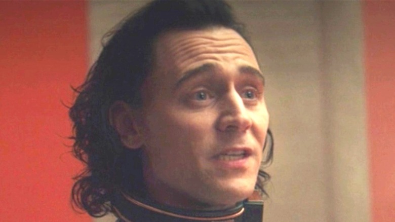 Loki wearing a TVA collar