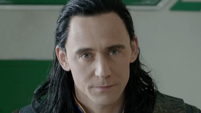 Loki looking stern on Sakaar
