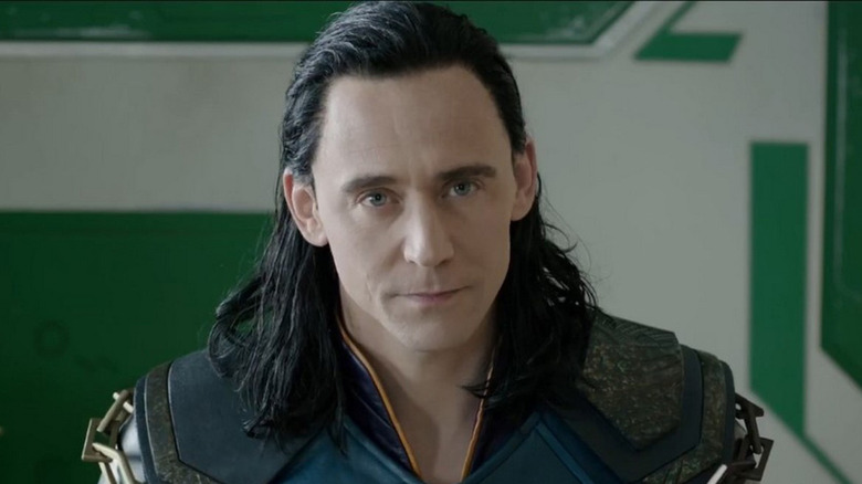 Loki looking stern on Sakaar