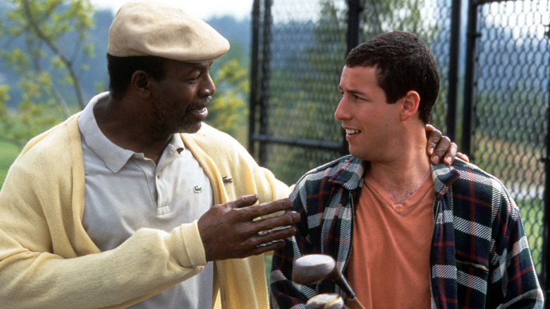 Happy Gilmore and Chubbs converse