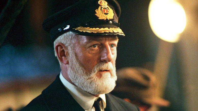 Bernard Hill as the Captain in Titanic 