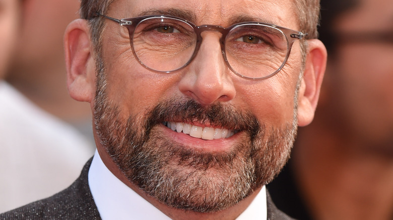 Steve Carell smiles