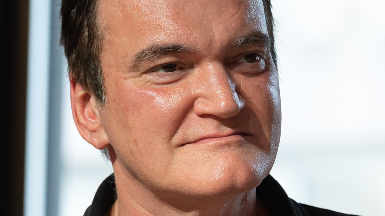 Quentin Tarantino grinning 