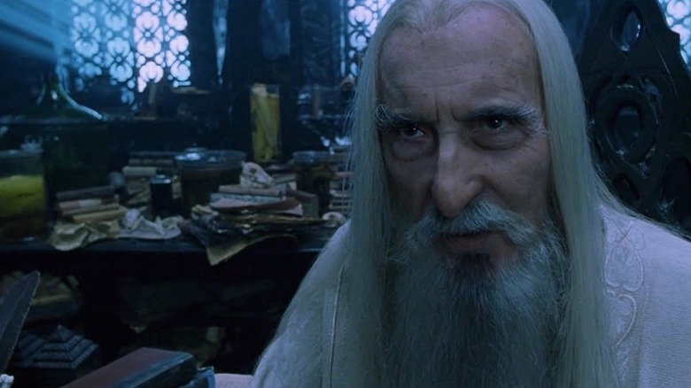 Sir Christopher Lee as Saruman