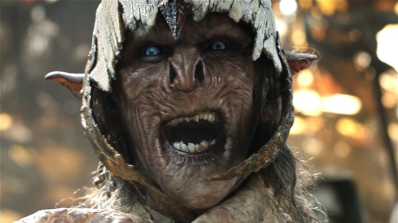 An Orc screaming