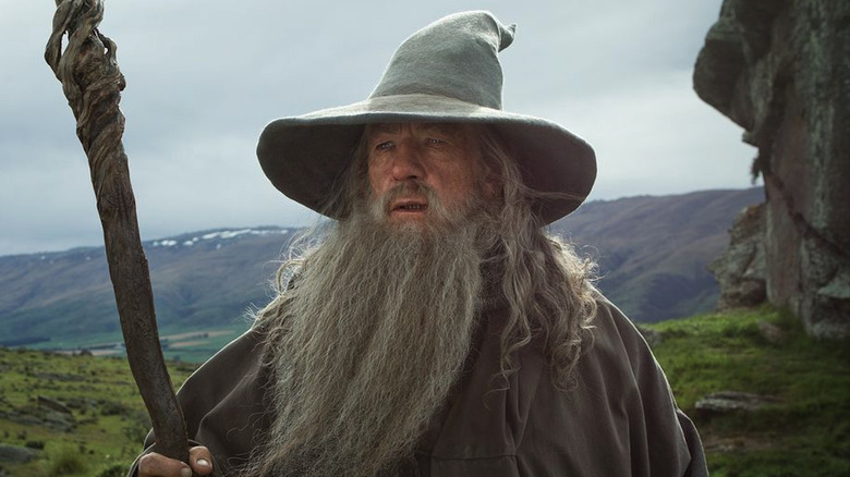 Gandalf looks concerned