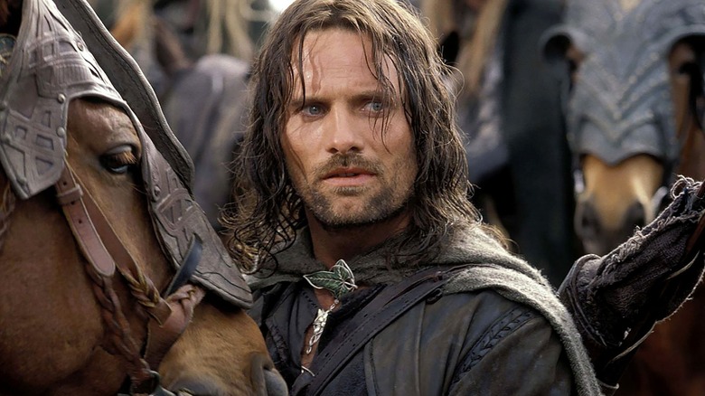 Aragorn next to horse