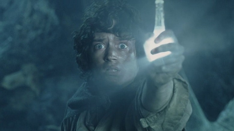 Frodo facing Shelob